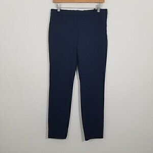 Zara Navy Blue Stretch Dress Pants Size M